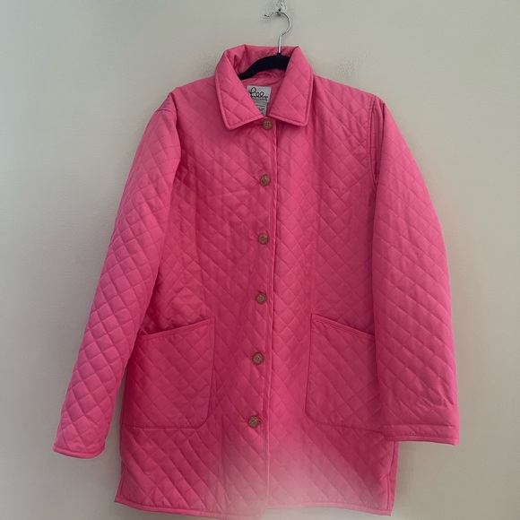 Lilly Pulitzer woman’s Quilted Pink Jacket/Coat - Picture 3 of 12